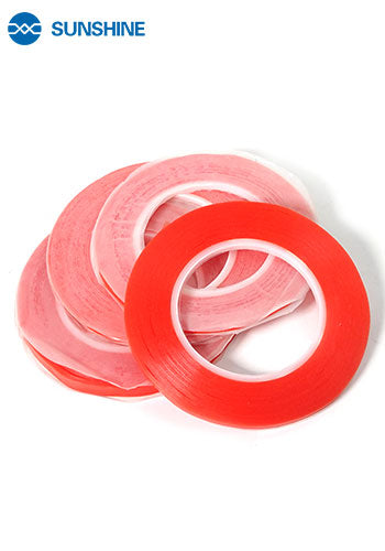 3M Double-sided tape 0.2/0.3/0.5/1.0cm red