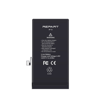 For iPhone 12 - 12 Pro - Battery Replacement High Capacity - 3250 mAh - REPART PRIME