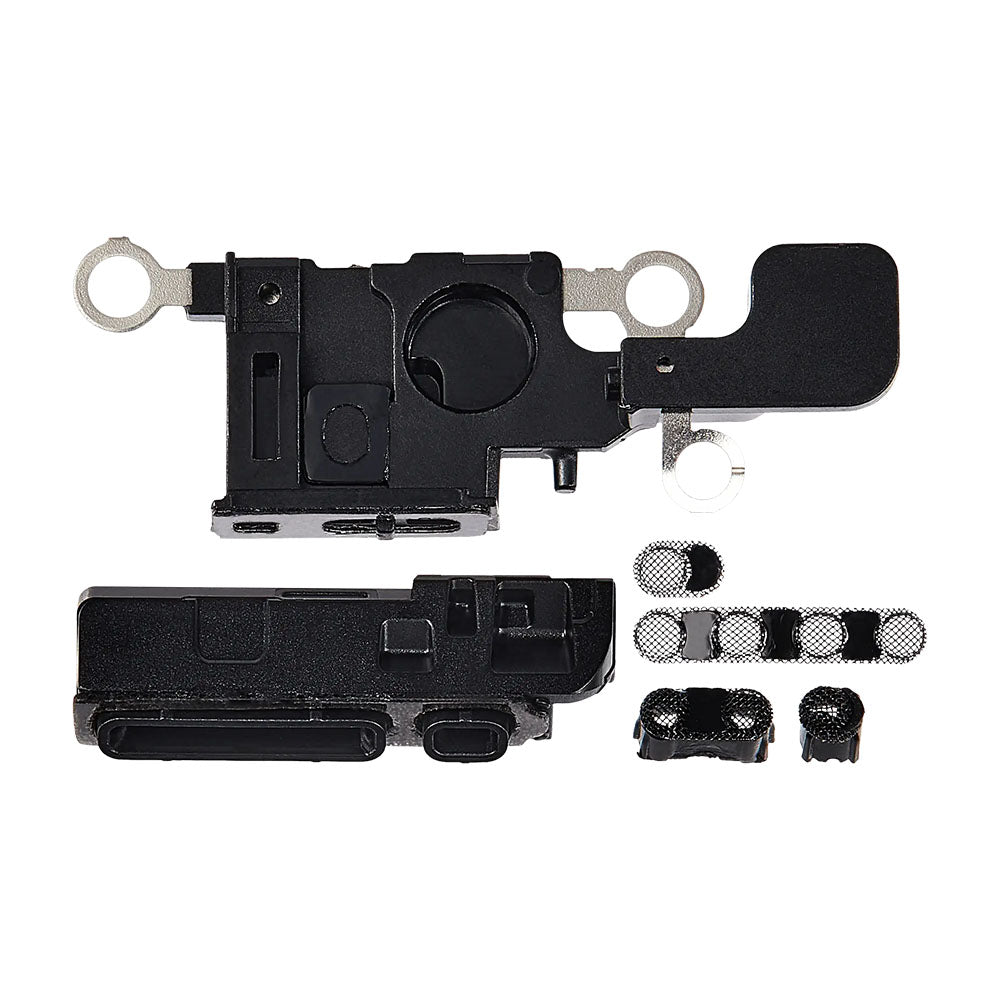 iPhone 16 - Loudspeaker & Mic Mesh - Black - 10 Pack