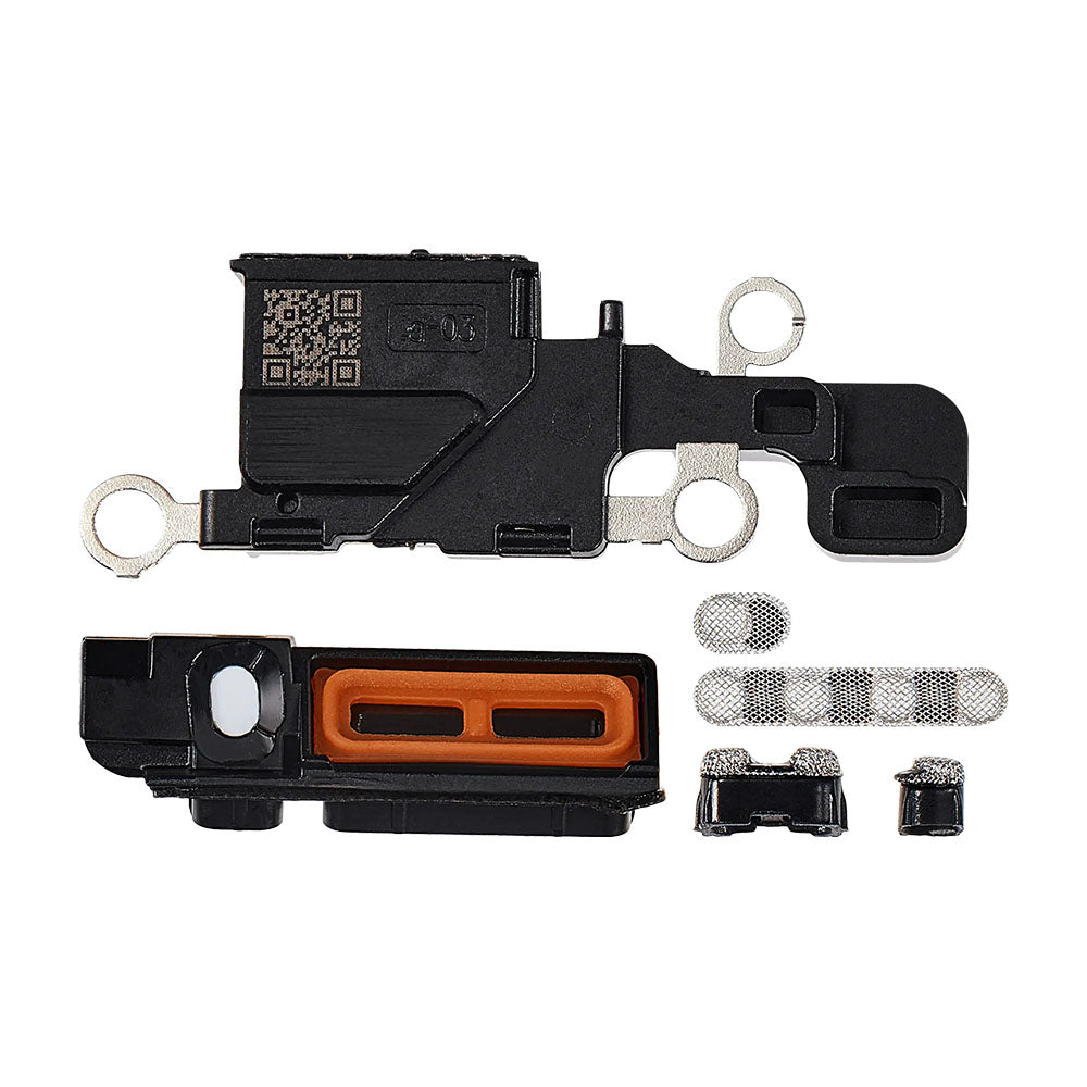 iPhone 16 - Loudspeaker & Mic Mesh -White - 10 Pack