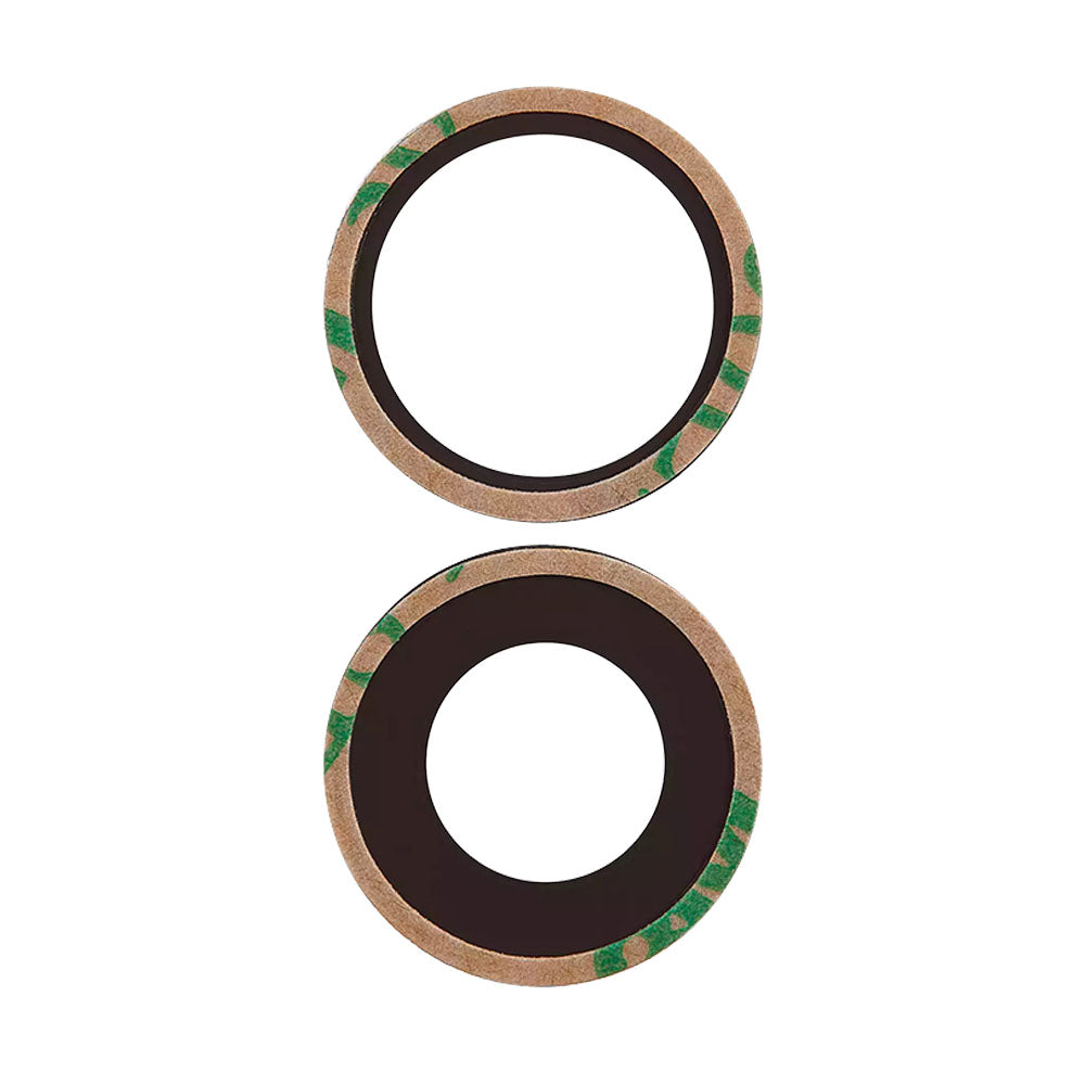 For iPhone 16 - 16 Plus - Rear Camera Lens With Adhesive - 2 Pieces - Sapphire Glass