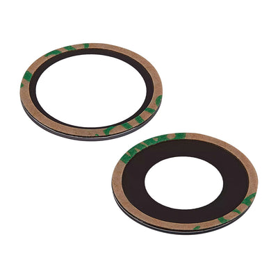 For iPhone 16 - 16 Plus - Rear Camera Lens With Adhesive - 2 Pieces - Sapphire Glass