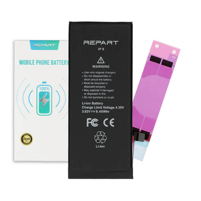 For iPhone 8 - Battery Replacement High Capacity - 2220 mAh - REPART PRIME