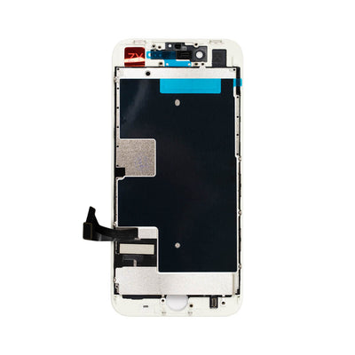 For iPhone 8 - SE (2020) - SE (2022) - LCD Screen and Digitizer Assembly - White - ZY - True Tone Programmable