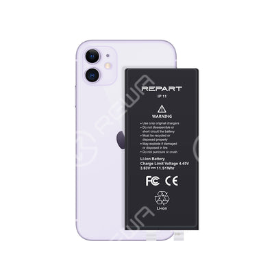 For iPhone 11 - 3110 mAh - iP9 Core Battery Cell - Spot Welding Required