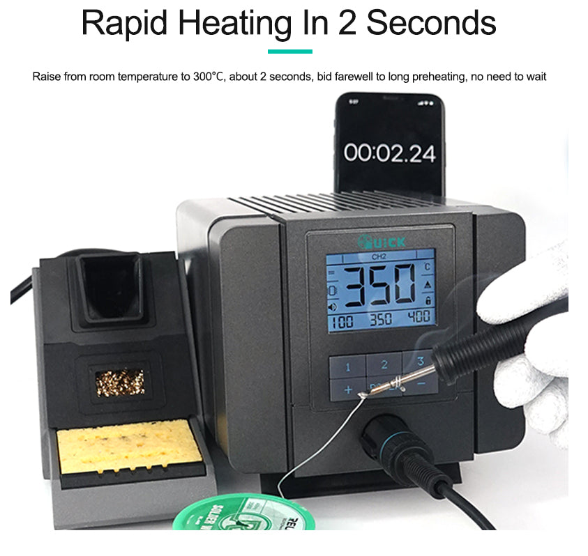 Quick Q8 intelligence precision soldering iron station/110V/220V