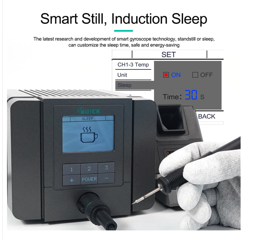 Quick Q8 intelligence precision soldering iron station/110V/220V