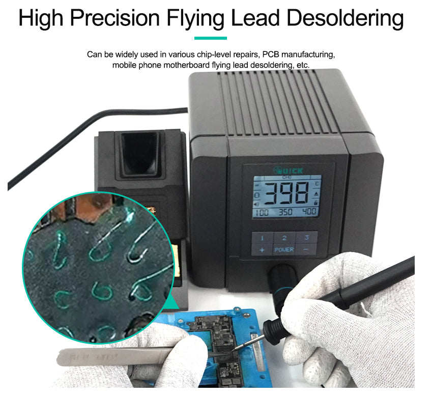 Quick Q8 intelligence precision soldering iron station/110V/220V