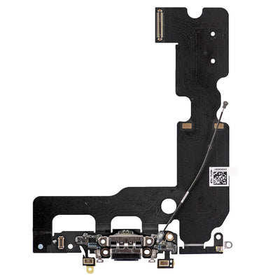 For iPhone 7 Plus - Charge Port Assembly - Black - Premium Quality - 821-00276-05