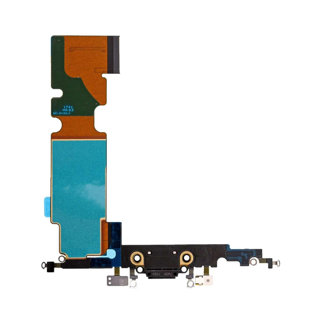 Genuine iPhone 8 Plus - Charge Port Assembly - Black - Reclaimed - 821-01153A