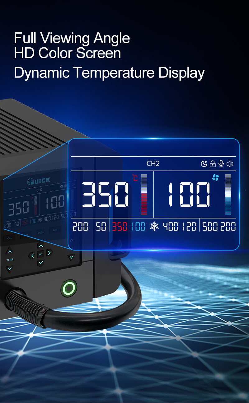 QUICK 861Pro Smart Hot Air Desoldering Station