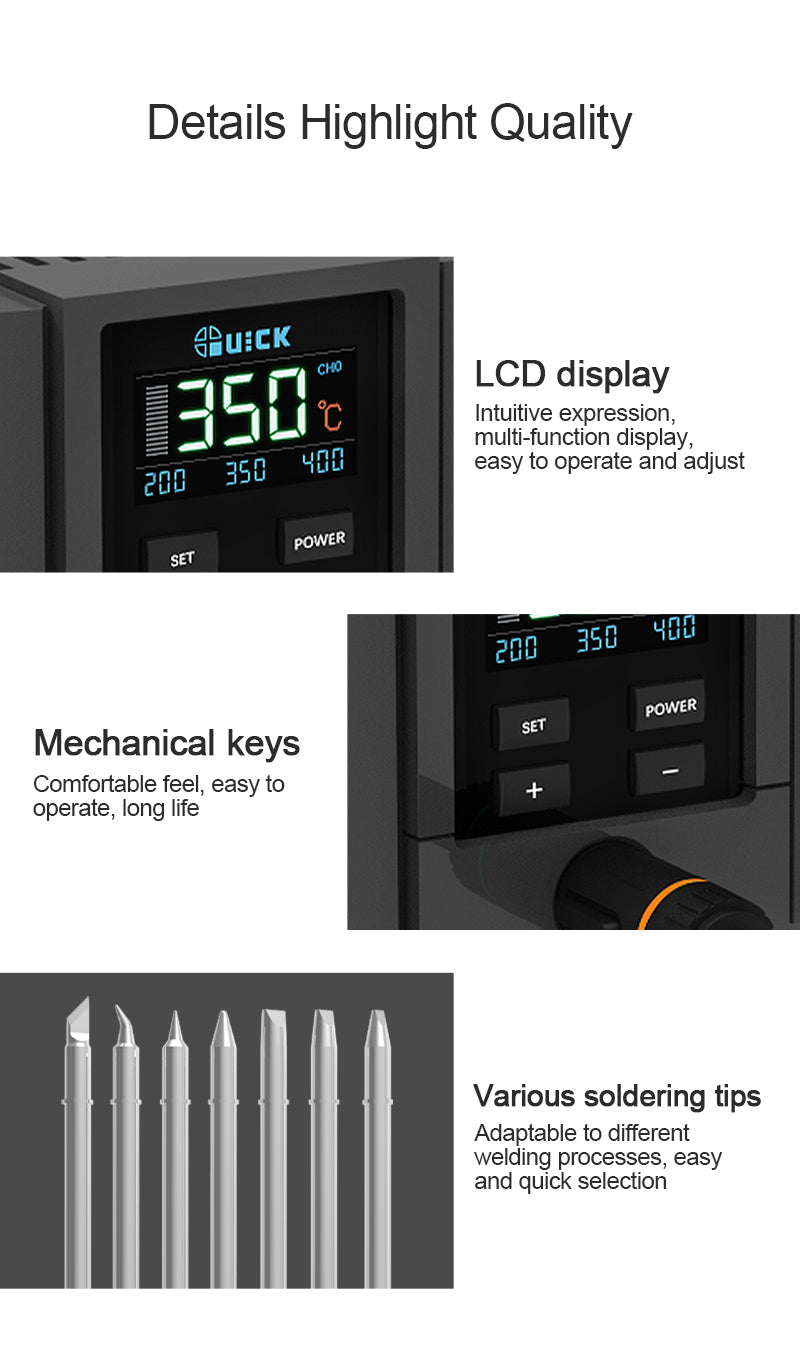 QUICK TS11 Smart precision soldering station