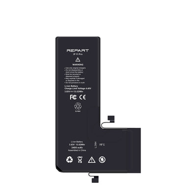 For iPhone 11 Pro - Battery Replacement High Capacity - 3400 mAh - REPART PRIME
