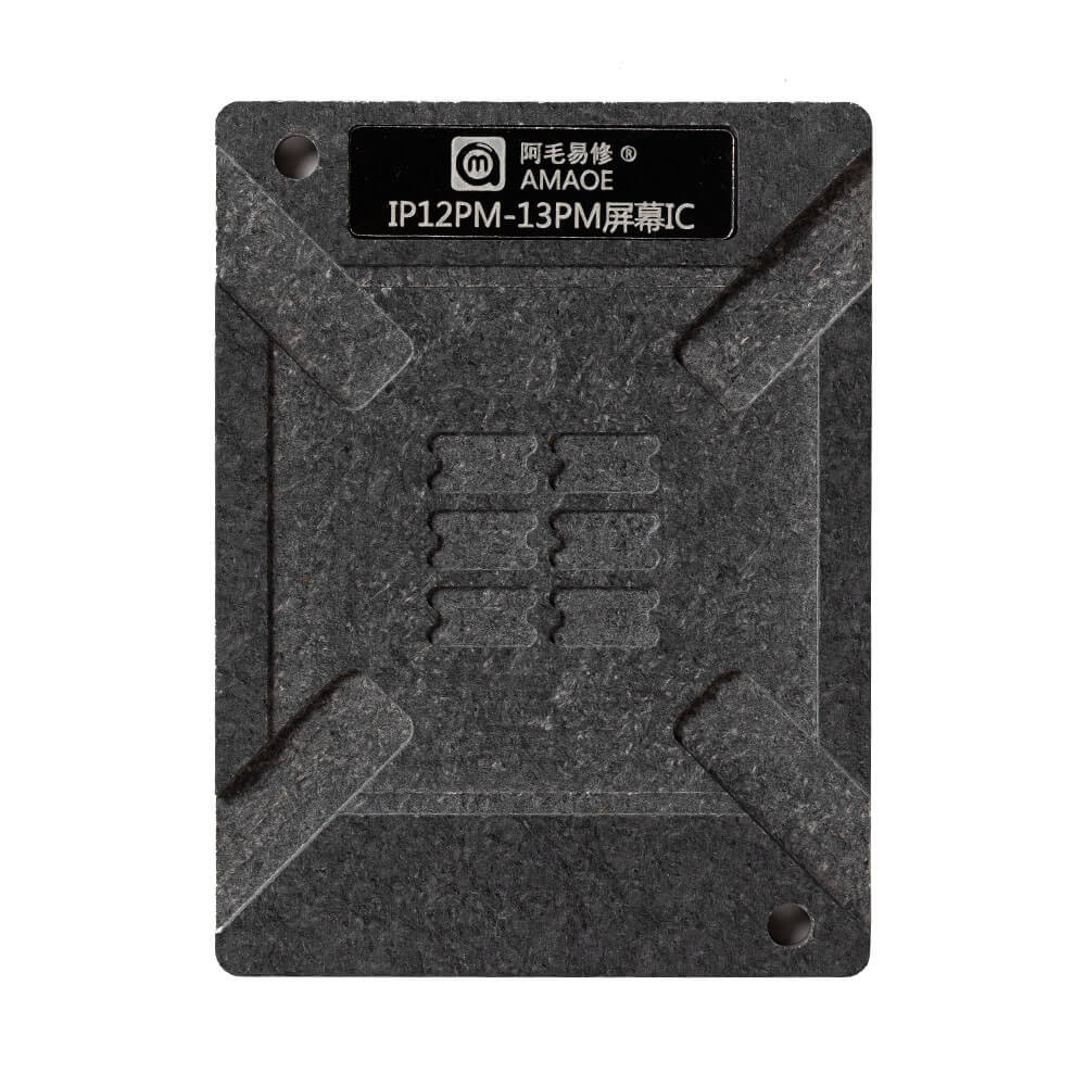 Amaoe Screen IC Reball Stencil With Magnetic Base - iPhone X - 12 Pro Max - 13 - 14 - 15