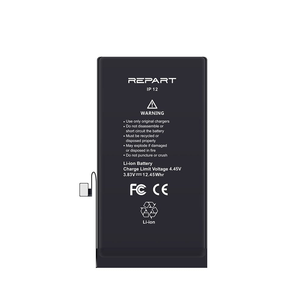 For iPhone 12 - 12 Pro - Battery Replacement High Capacity - 3250 mAh - REPART PRIME