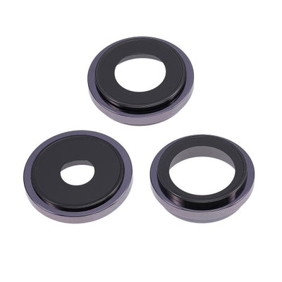 For iPhone 14 Pro - 14 Pro Max - Rear Camera Lens Set With Bracket & Bezel