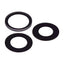 iPhone 16 Pro - 16 Pro Max - Rear Camera Lens With Adhesive - 3 Pieces - Sapphire Glass