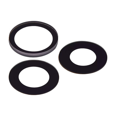 iPhone 16 Pro - 16 Pro Max - Rear Camera Lens With Adhesive - 3 Pieces - Sapphire Glass