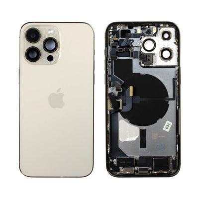 Genuine iPhone 14 Pro Max - Rear Housing Assembly With Parts - Reclaimed - Grade B