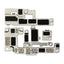 iPhone 16 Plus - Small Metal Bracket Set - On Motherboard